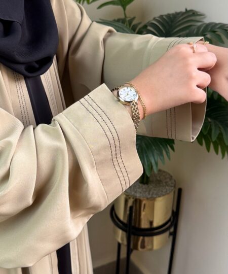 Olive Mist Abaya Set
